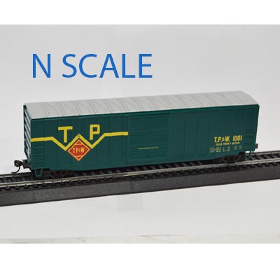 Value Trains USA N N10101 Boxcar, Toledo Peoria & Western Big "TPW" #1001