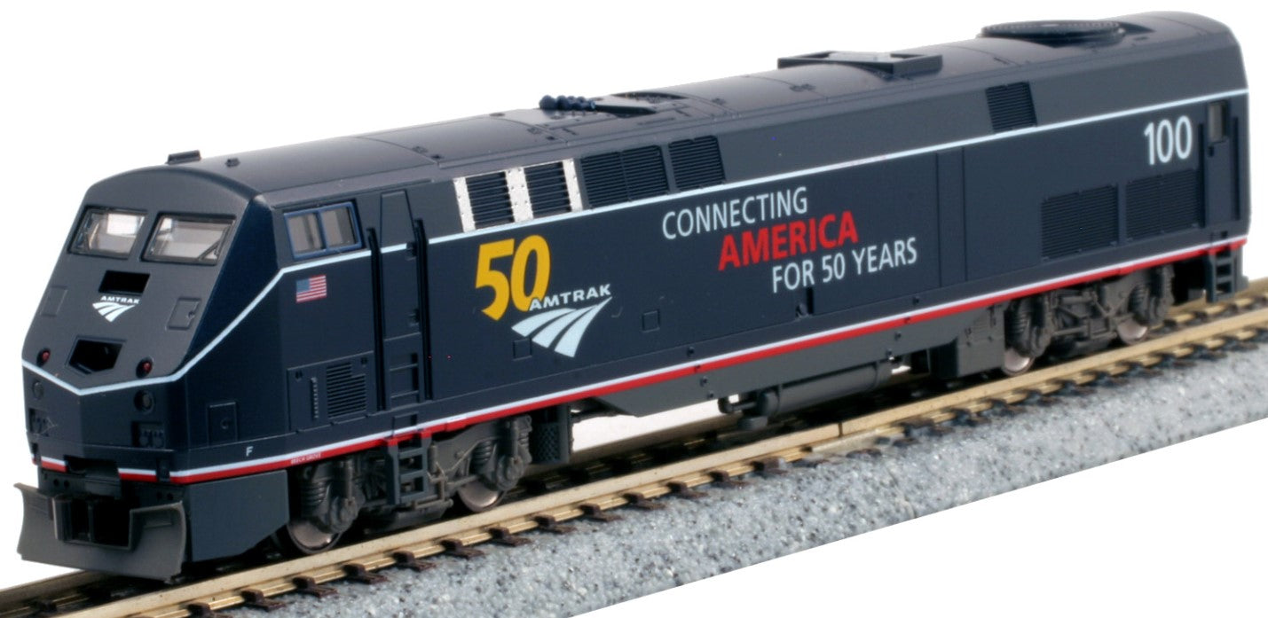 Kato N 1766035 GE P42 Genesis, Amtrak (Midnight Blue) #100