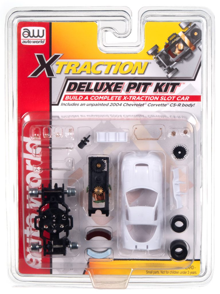 Auto World TRX129 X-Traction Deluxe Pit Kit (2004 Chevrolet Corvette C5-R) NEW