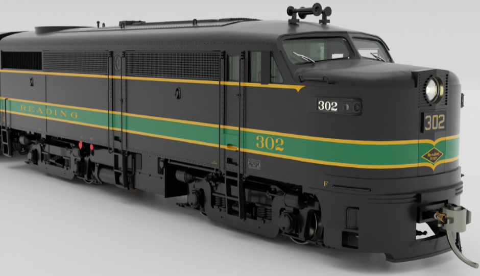 Rapido HO 37037 Alco FA1, Reading #301 (Standard DC)