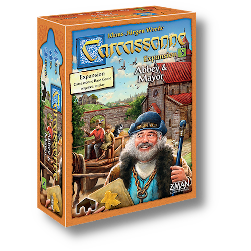 Carcassonne Exp 5: Abbey and Mayor