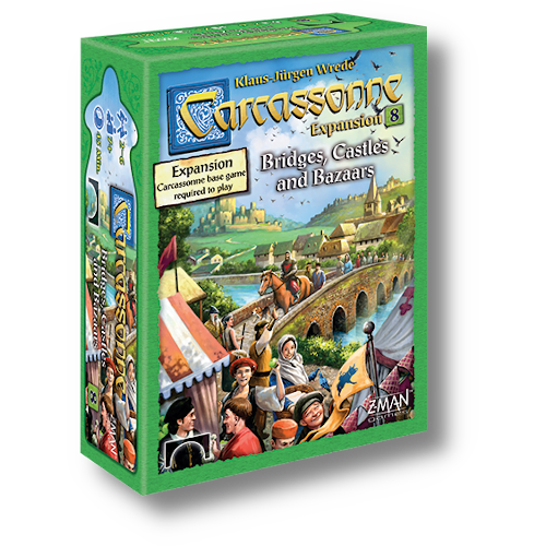 Carcassonne Exp 8: Bridges, Castles and Bazaars