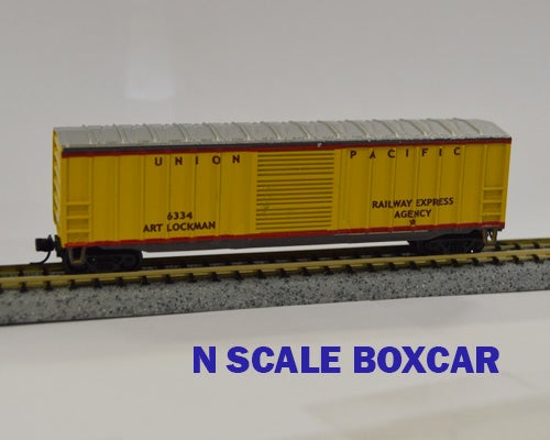 Value Trains USA N N10061 Boxcar, Union Pacific Art Lockman