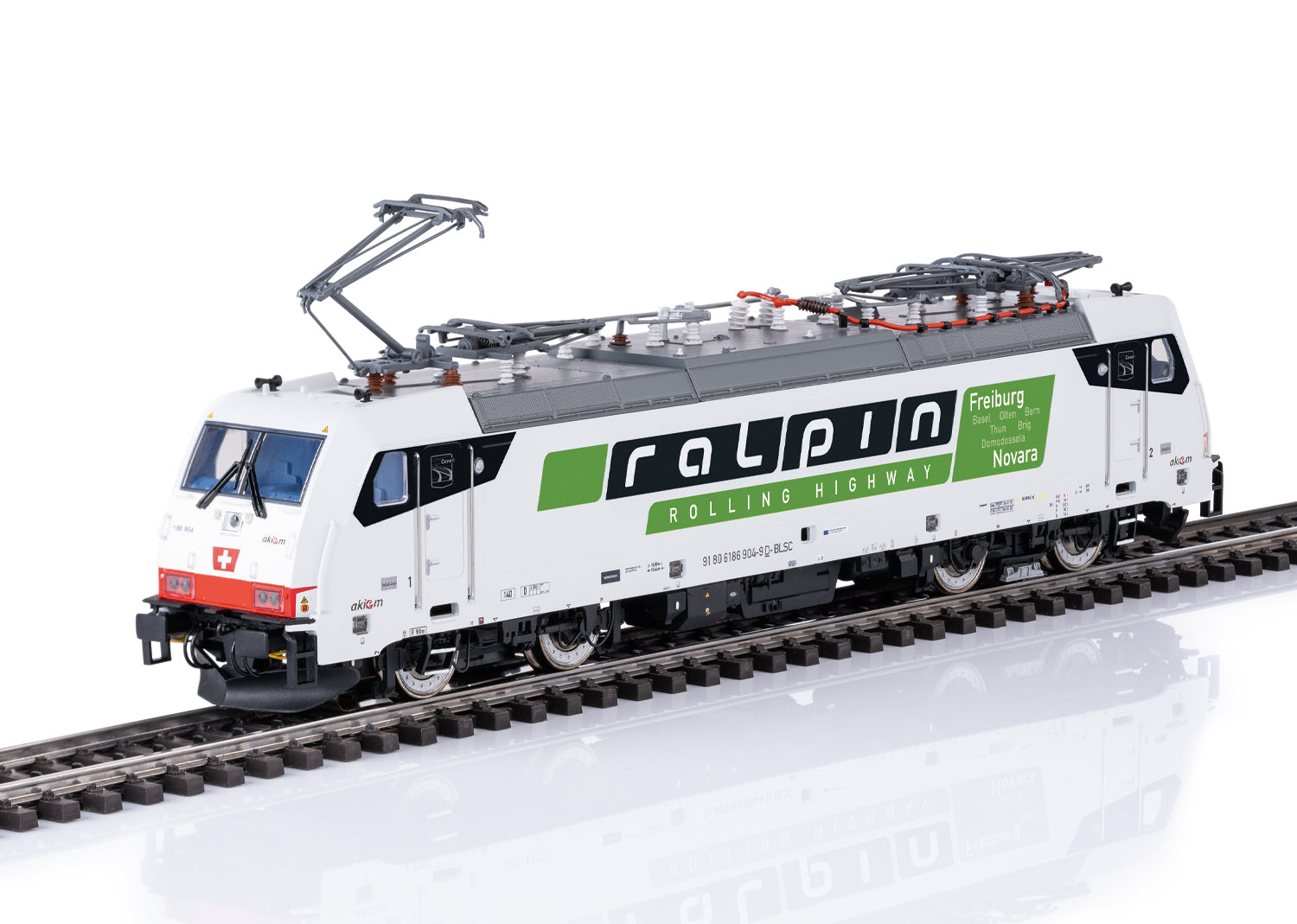 PREORDER Marklin HO 38801 Class 186 Electric Locomotive, SBB Cargo #186 904-9 (DCC & Sound Equipped)