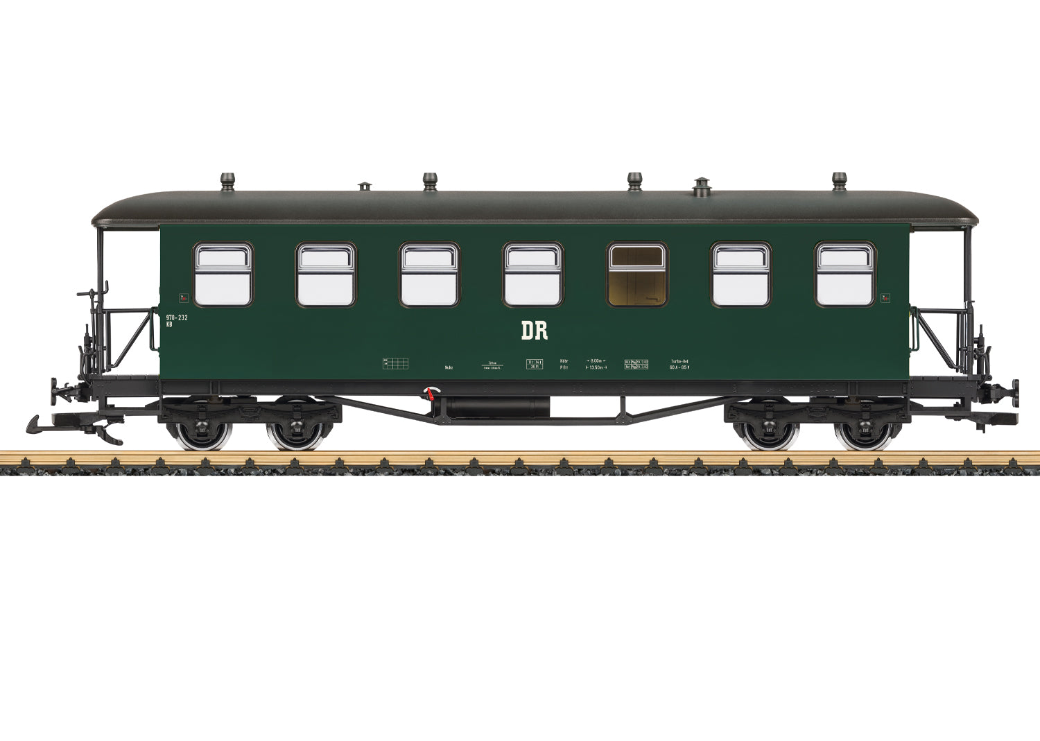 PREORDER LGB G 36372 Type KB 2nd Class Coach, Deutsche Reichsbahn