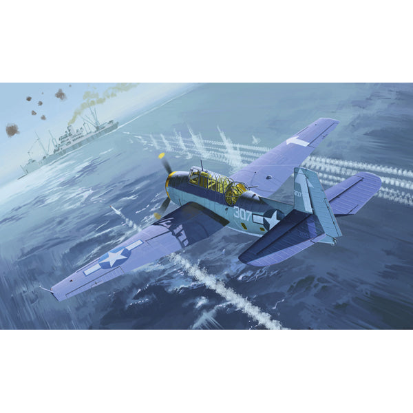 Academy Models 12285 Tbm-3 Uss Bunker Hill 1:48