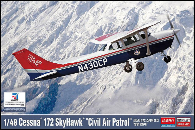 Academy Models 12367 1:48 Cessna 172 Skyhawk "Civil Air Patrol