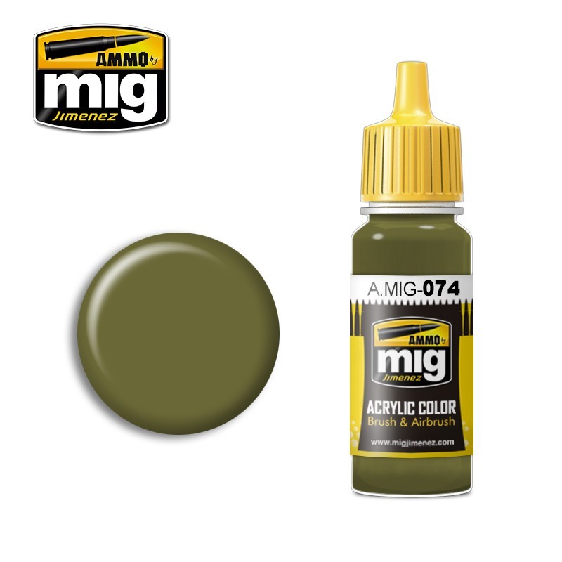 Ammo Mig 0074 GREEN MOSS ACRYLIC