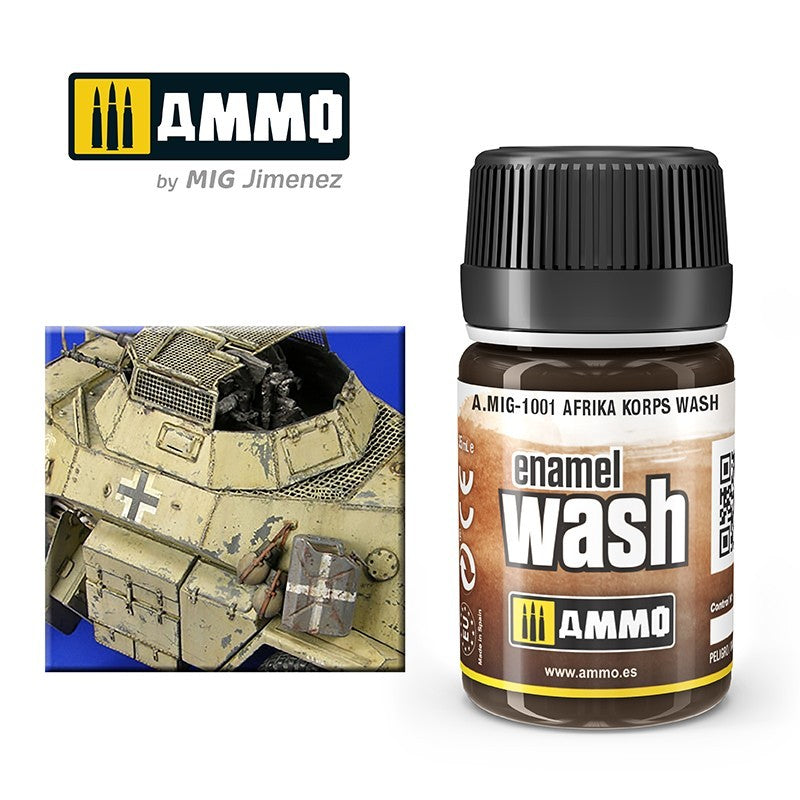 Ammo Mig 1001 AFRIKA KORPS WASH ENAMEL