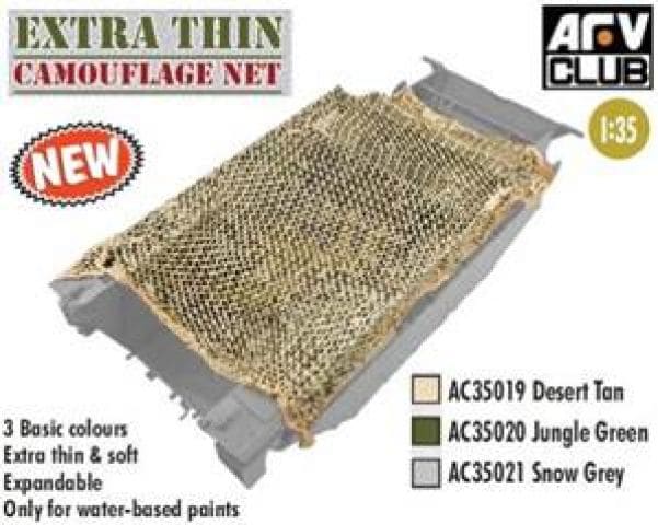 AFV Club AC35020 CAMOUFLAGE NET Jungle Grn 1:35