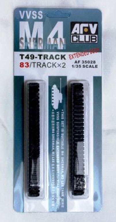 AFV Club AF35028 M-4 T49 Hvss Sherman Track 1:35