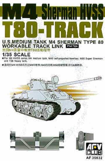 AFV Club AF35032 M-4 Sherman T80 Track Links 1:35