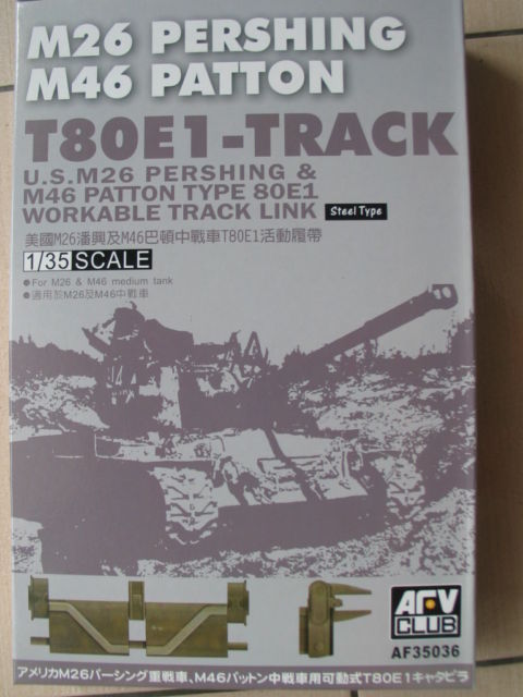AFV Club AF35036 M-26/M-46 T80E1 Track Links 1:35