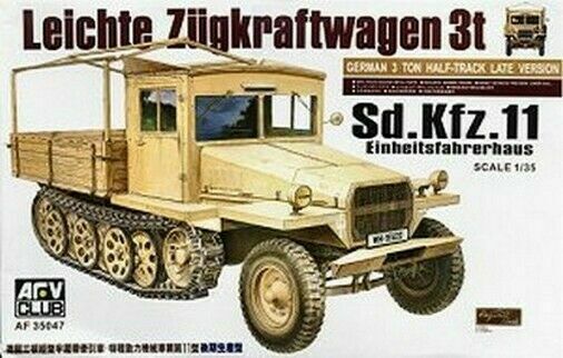 AFV Club AF35047 Sd.Kfz.11 Late Wood Cab 1:35