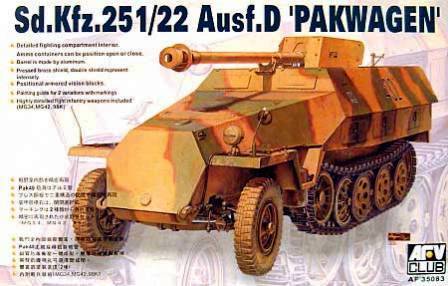 AFV Club AF35083 Sd.Kfz.251/22 Pakwagen 1:35