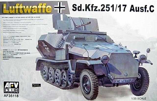 AFV Club AF35118 Sd.Kfz.251/17 Ausf.C Luftwaffe