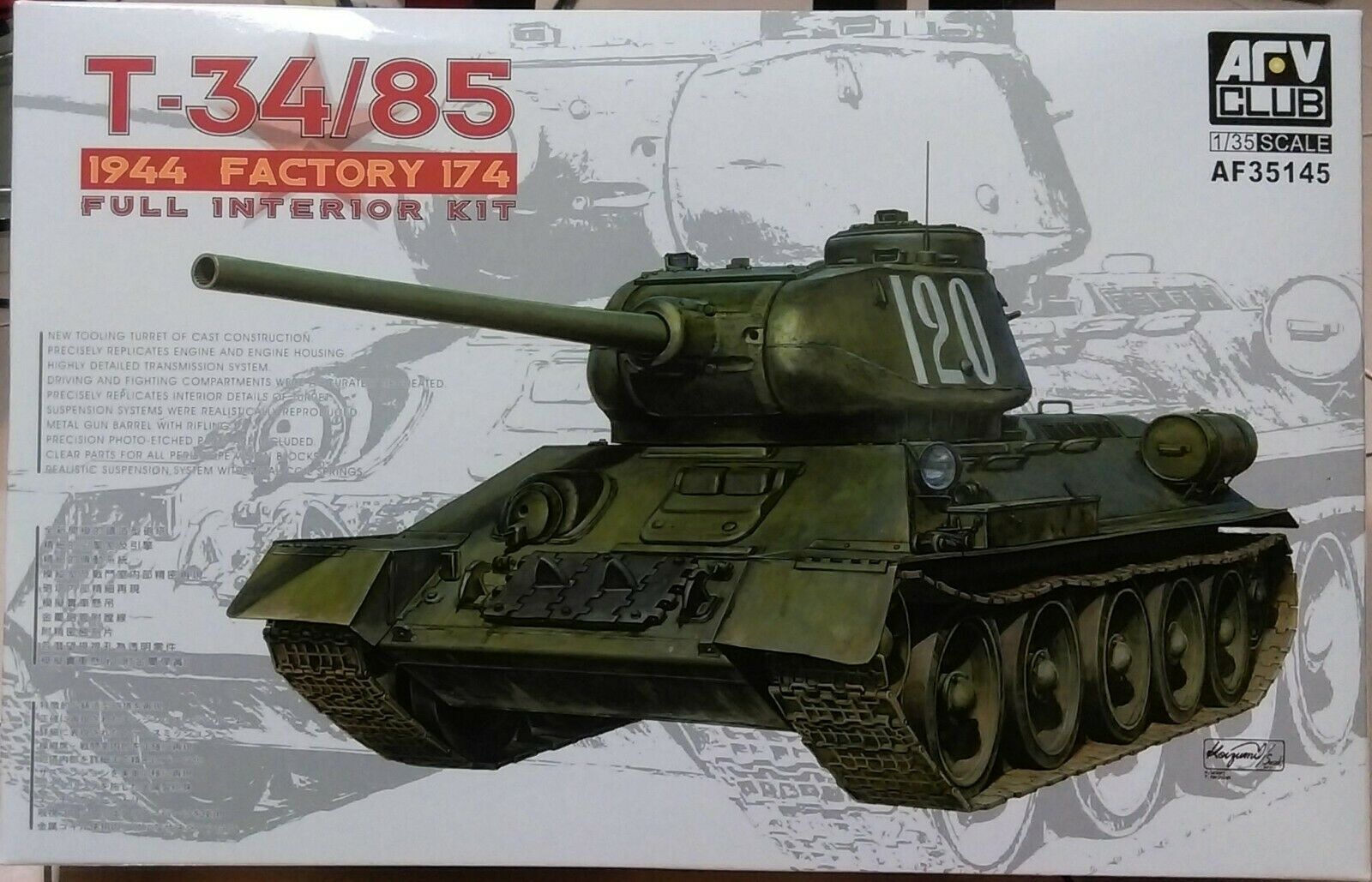 AFV Club AF35145 T-34/85 1944/1945 #174 1:35