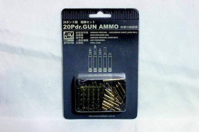 AFV Club AF35158 20Pdr Gun Ammo 1:35