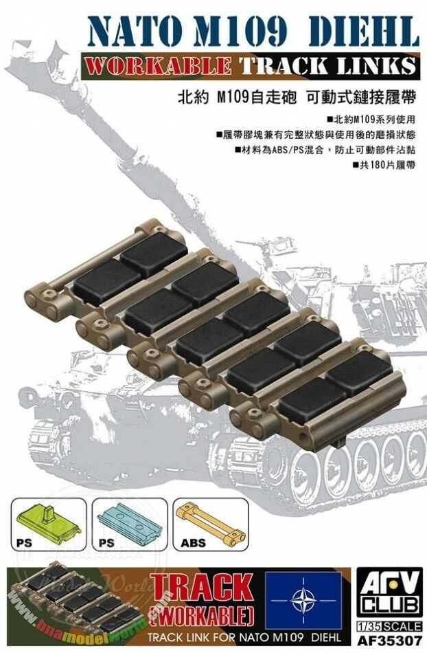 AFV Club AF35307 Nato M109 Diehl Track 1:35