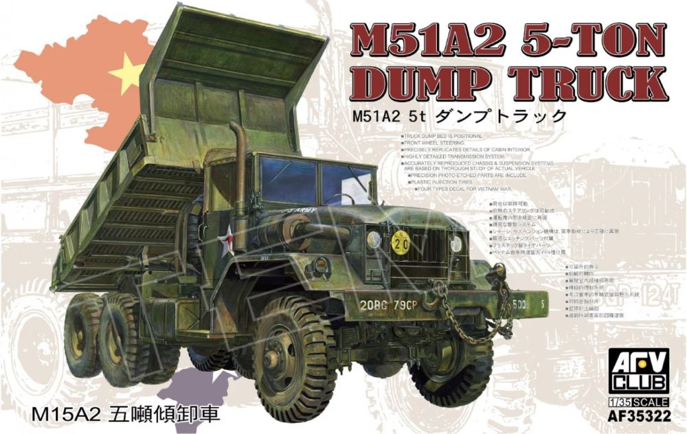 AFV Club AF35322 M51A2 5-Ton Dump Truck 1:35
