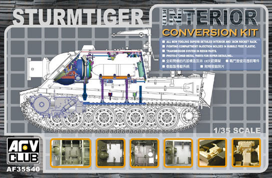 AFV Club AF35S40 Sturmtiger Interior Set 1:35