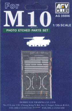 AFV Club AG35006 M10 Etching Parts