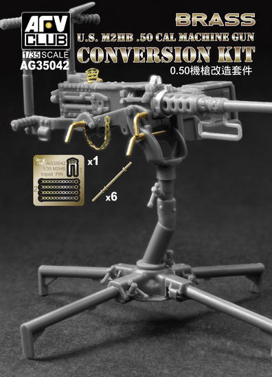 AFV Club AG35042 U.S. M2HB .50Cal Conversion Kit 1:35