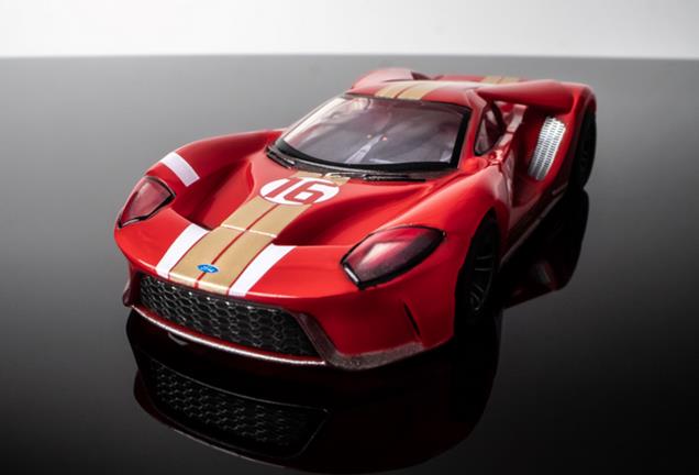 AFX Racing 22067 Mega G+ Ford GT Heritage #16 Red