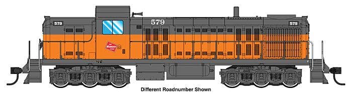 PREORDER Walthers Mainline HO 910-20715 Alco RSC2 Diesel Locomotive, Milwaukee Road #579 (DCC & Sound Equipped)