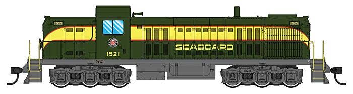 PREORDER Walthers Mainline HO 910-20718 Alco RSC2 Diesel Locomotive, Seaboard #1521 (DCC & Sound Equipped)