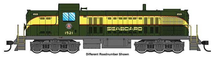 PREORDER Walthers Mainline HO 910-20719 Alco RSC2 Diesel Locomotive, Seaboard #1522 (DCC & Sound Equipped)