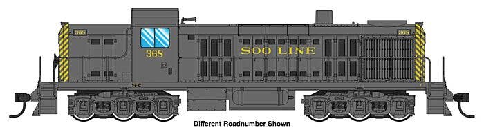 PREORDER Walthers Mainline HO 910-20723 Alco RSC2 Diesel Locomotive, Soo Line #371 (DCC & Sound Equipped)