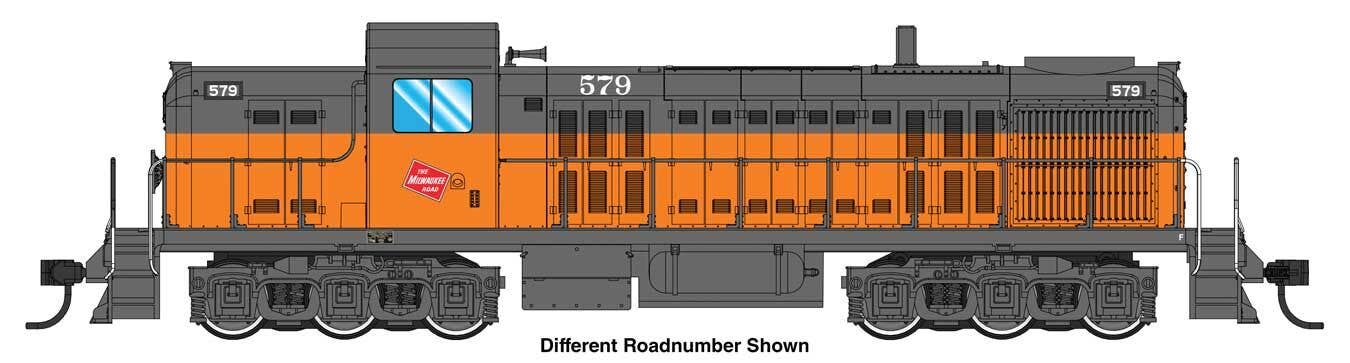 PREORDER Walthers Mainline HO 910-10714 Alco RSC2 Diesel Locomotive, Milwaukee Road #585