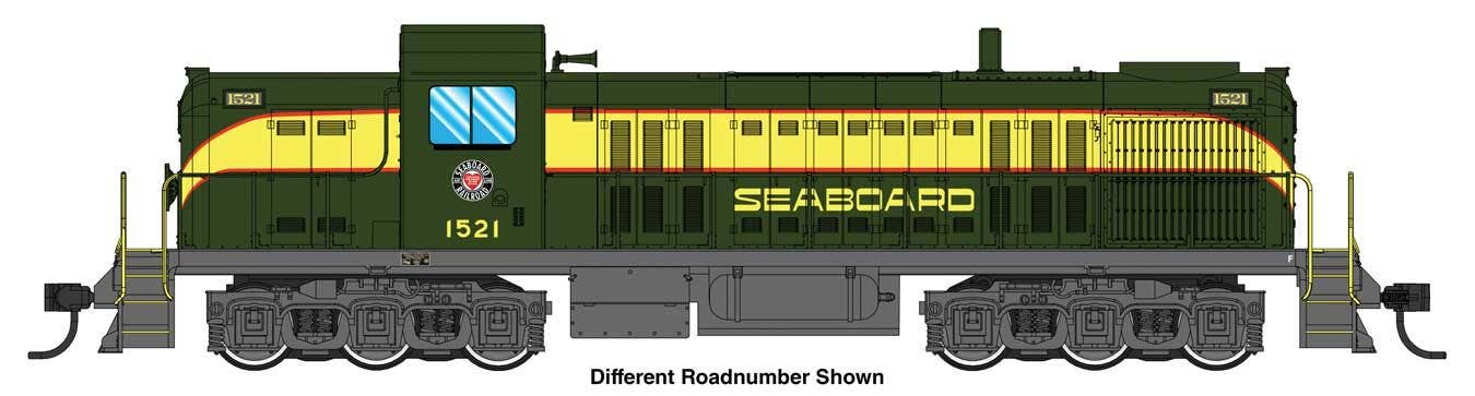 PREORDER Walthers Mainline HO 910-10719 Alco RSC2 Diesel Locomotive, Seaboard #1522