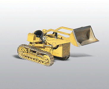 Woodland Scenics WOO235 American Construction Equipment (Unpainted Metal Kit) -- Tracked Front End Loader, HO Scale