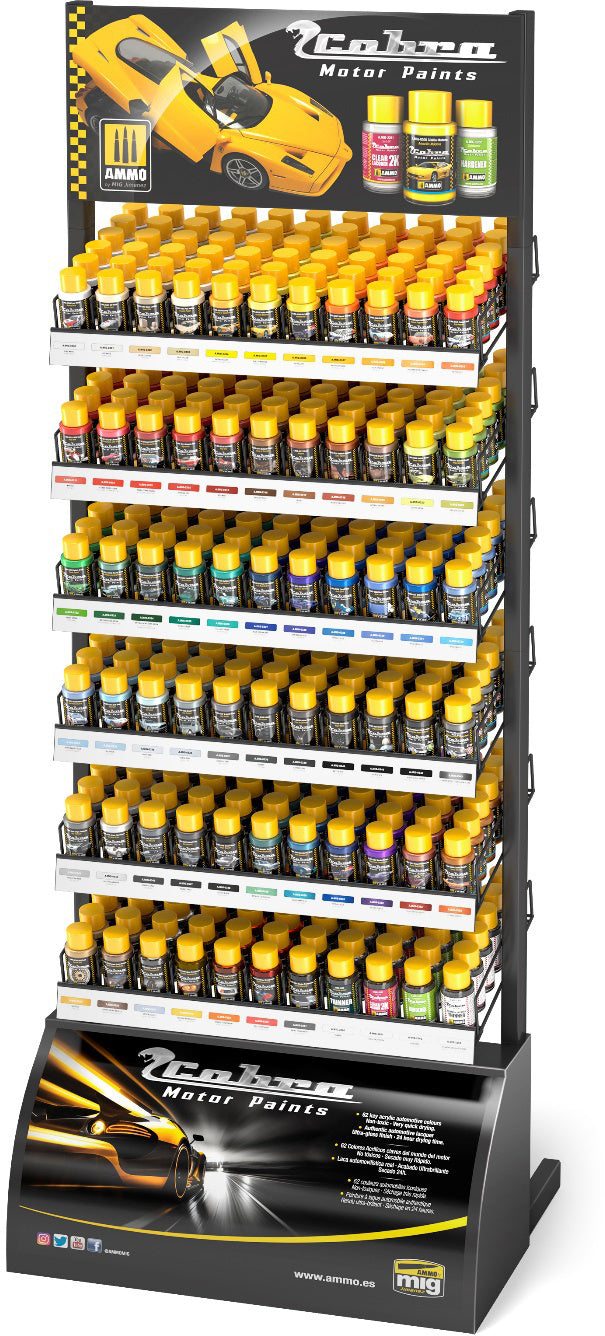 Ammo Mig 8186 COBRA MOTOR PAINT RACK