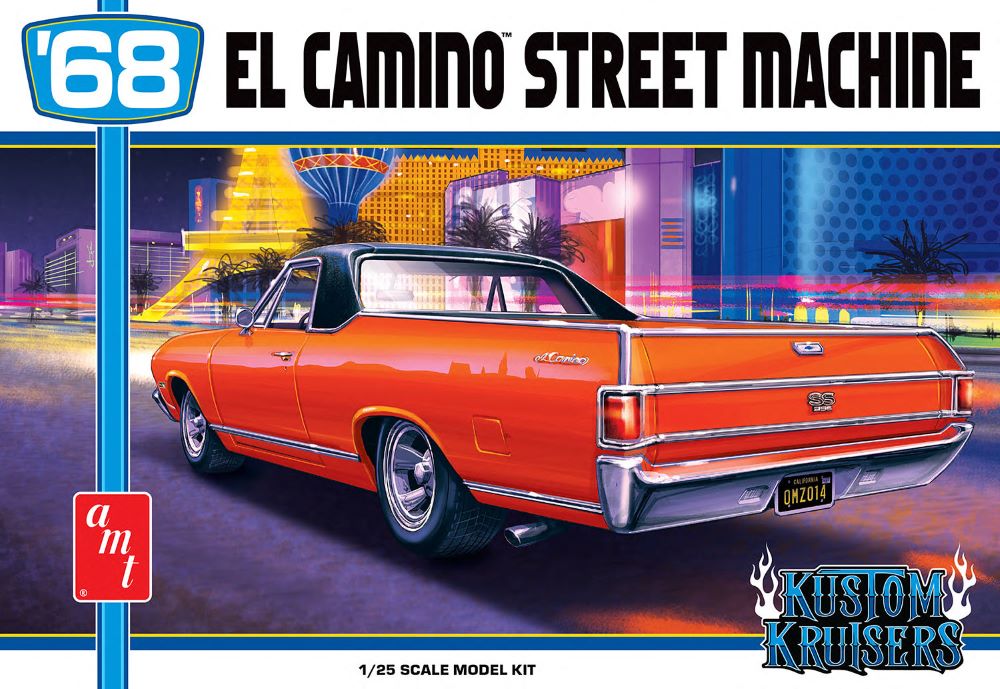 AMT 1484 1:25 1968 Chevy El Camino Street Machine