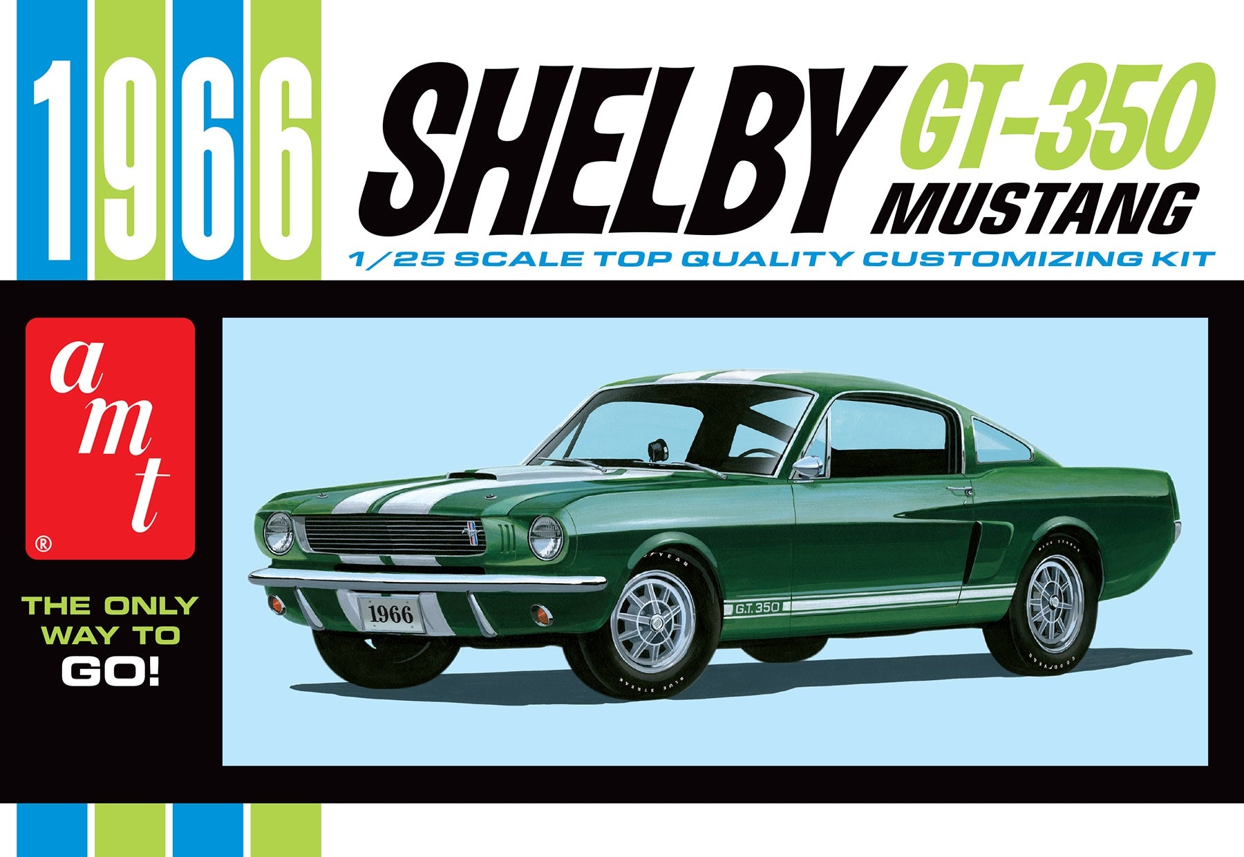AMT 1491 1:25 Scale 1966 Shelby Mustang GT-350