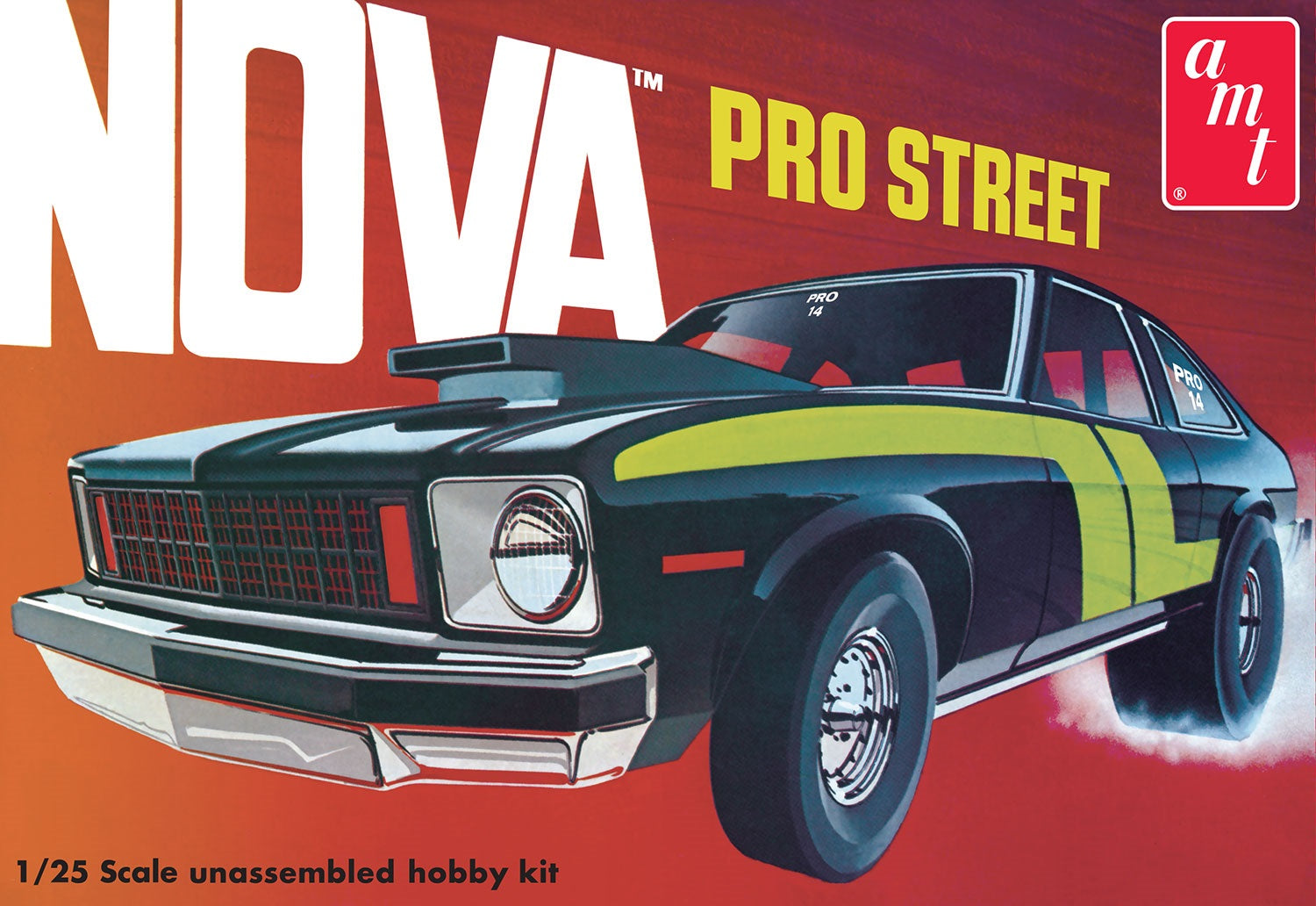 AMT 1503 1976 Chevy Nova Pro Street 1:25