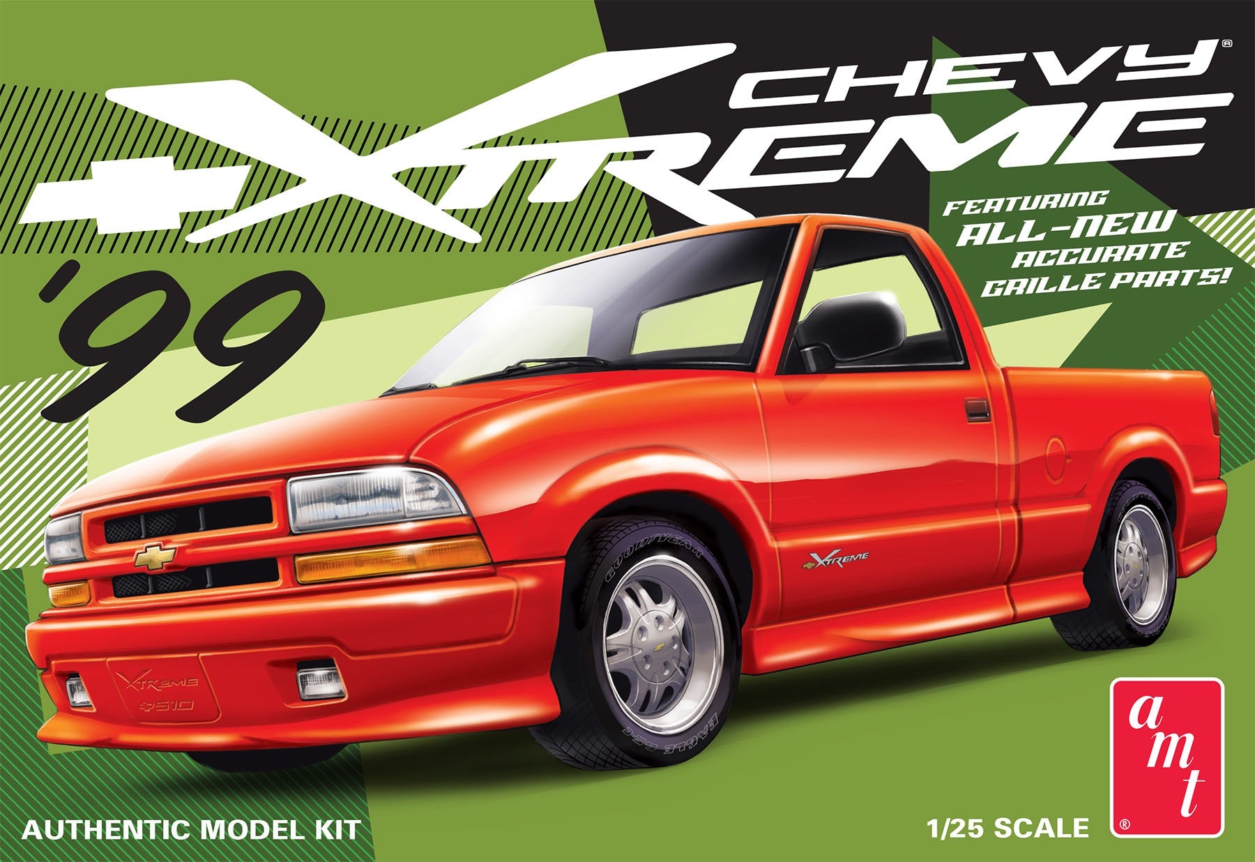 AMT 1514 1999 Chevy S-10 Xtreme Pickup 1:25