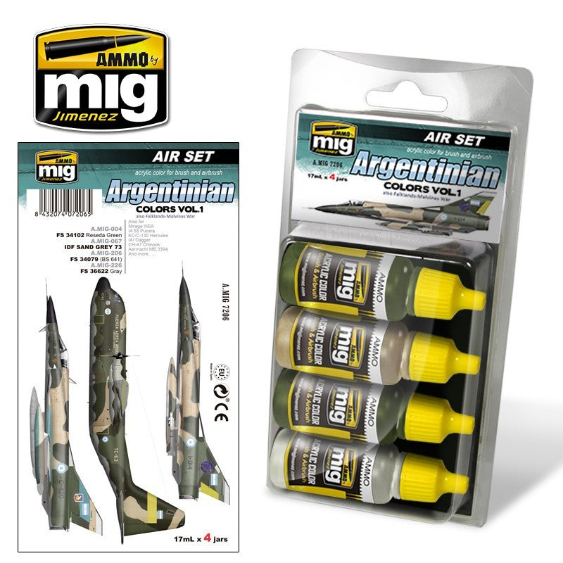 Ammo Mig 7206 ARGENTINIAN VOL.1 AIR SET