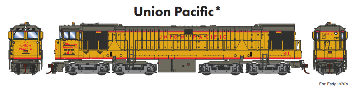 Athearn Genesis ATHG41075 HO U50, UP #41