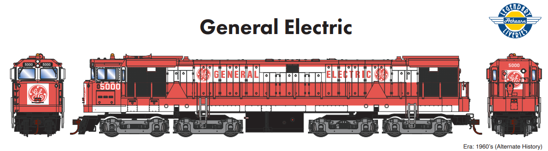 Athearn Genesis ATHG41084 HO U50, GE #5000