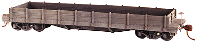 Tichy Train Group 4040 Atlantic Coast Line Style Flatcar - Kit -- Undecorated w/Optional Wood Gondola Sides - Single Car, HO Scale