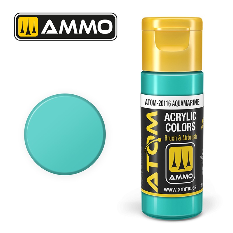 Ammo Mig 20116 ATOM COLOR AQUAMARINE