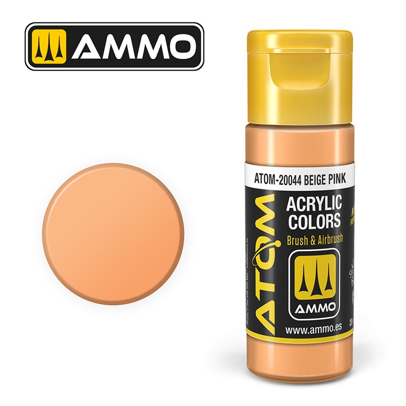 Ammo Mig 20044 ATOM COLOR BEIGE PINK