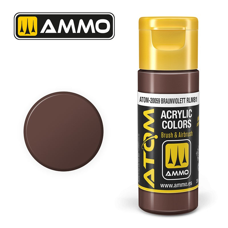 Ammo Mig 20059 ATOM COLOR BRAUNVIOLETT
