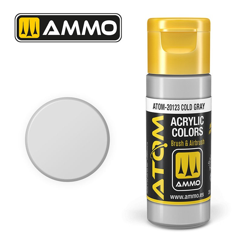 Ammo Mig 20123 ATOM COLOR COLD GREY