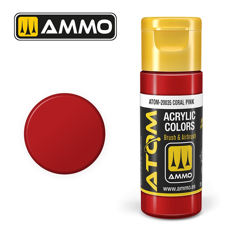 Ammo Mig 20035 ATOM COLOR CORAL PINK