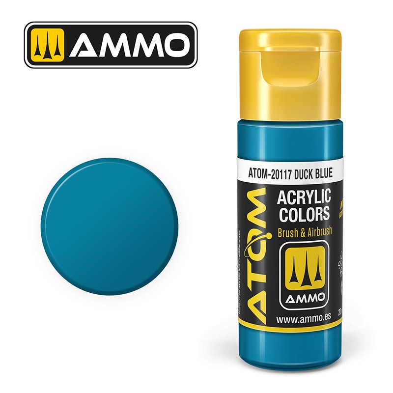 Ammo Mig 20117 ATOM COLOR DUCK BLUE